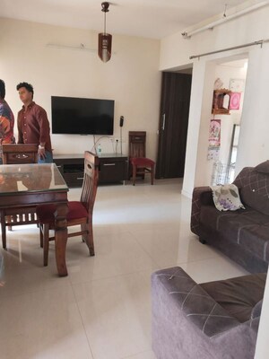 Living Room in 2 BHK Apartment at Mahape – for Rent