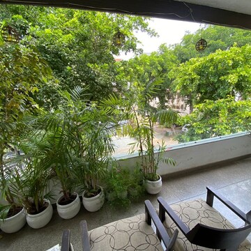 Balcony in 3.5 BHK Builder Floor at Sushant Lok I – for Sale