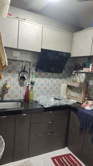 Kitchen in 1 BHK Apartment at Shubh Kamana CHS, Bhandup East – for Rent
