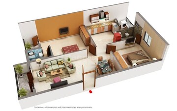 Furnished Amenities in 2 BHK Apartment at Keerthi Surya Shakthi Towers, Hoodi – for Sale