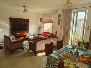 Bedroom in 4 BHK Penthouse at Sushma Crescent, Dhakoli – for Rent