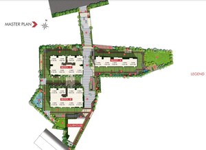 Master Plan in 3 BHK Apartment at Poulomi Anate, Kokapet – for Sale