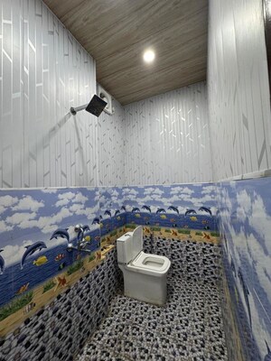 Bathroom in 1 BHK Builder Floor at Kirsali Gaon – for Rent
