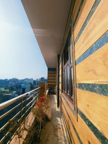 Balcony in 2 BHK Builder Floor at Dwarka Mor – for Rent