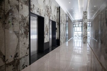 Building Lobby in 1 BHK Apartment at Seasons Orchid, Kalyan West – for Rent