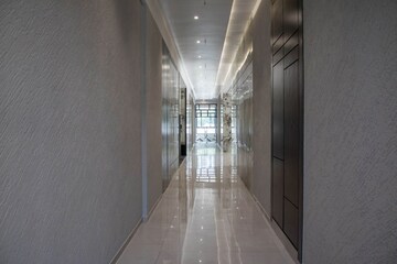 Building Lobby in 1 BHK Apartment at Seasons Orchid, Kalyan West – for Rent