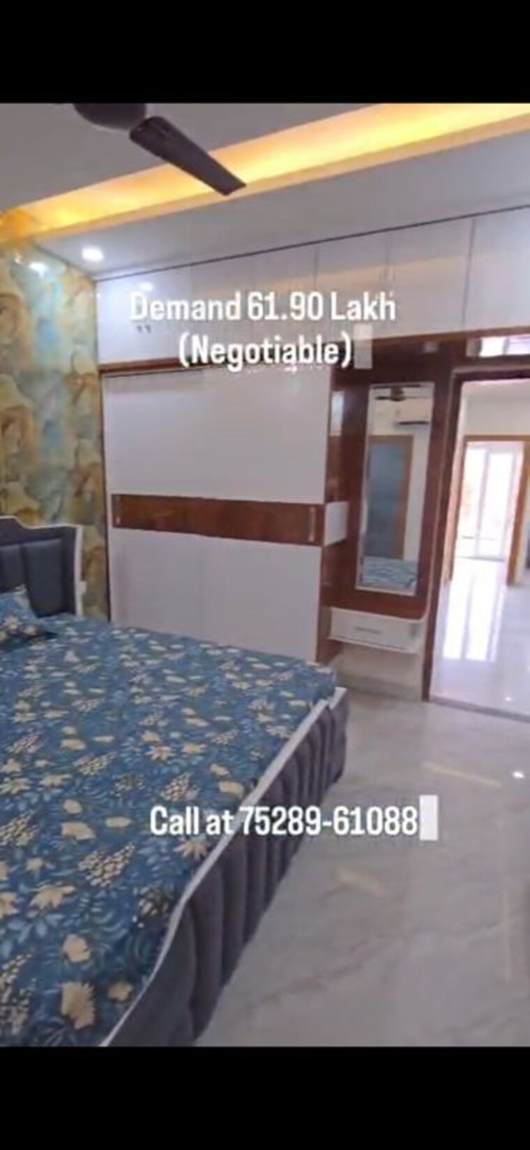 Bedroom, vip road 3 Bedroom 1550 Sq.Ft. Apartment In Vip Road Zirakpur 9754496