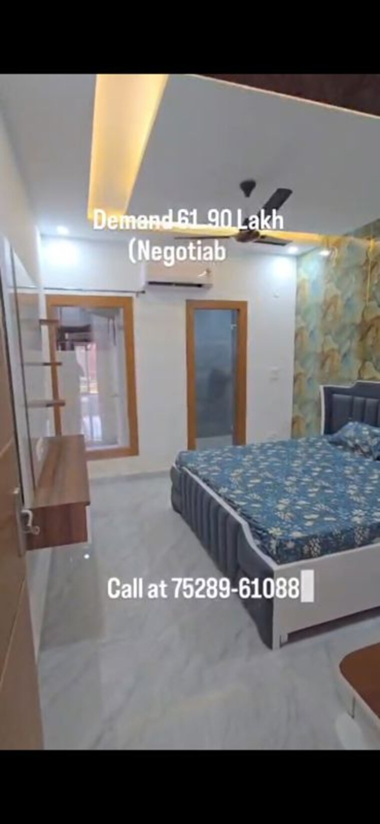 Bedroom, vip road 3 Bedroom 1550 Sq.Ft. Apartment In Vip Road Zirakpur 9754496