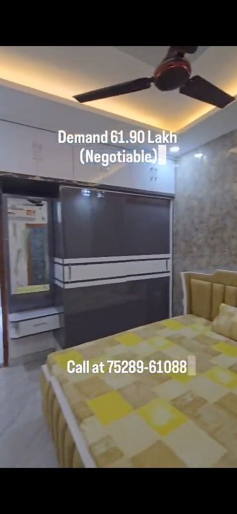 Master Bedroom, vip road 3 Bedroom 1550 Sq.Ft. Apartment In Vip Road Zirakpur 9754496