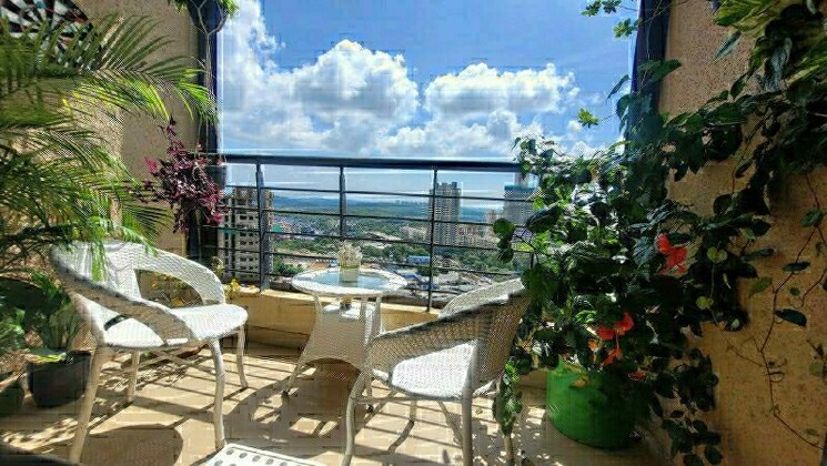 Balcony, oberoi-realty-esquire 3 Bedroom 1366 Sq.Ft. Apartment In Goregaon East Mumbai 9754695