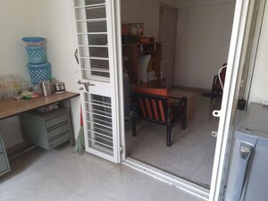 Balcony in 2 BHK Apartment at Nirman Nisarga, Bhusari Colony – for Rent