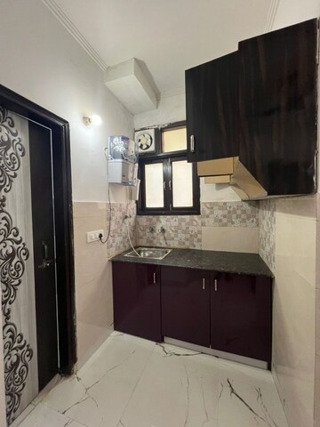 Kitchen in 1 RK Builder Floor at Sushant Lok I – for Rent