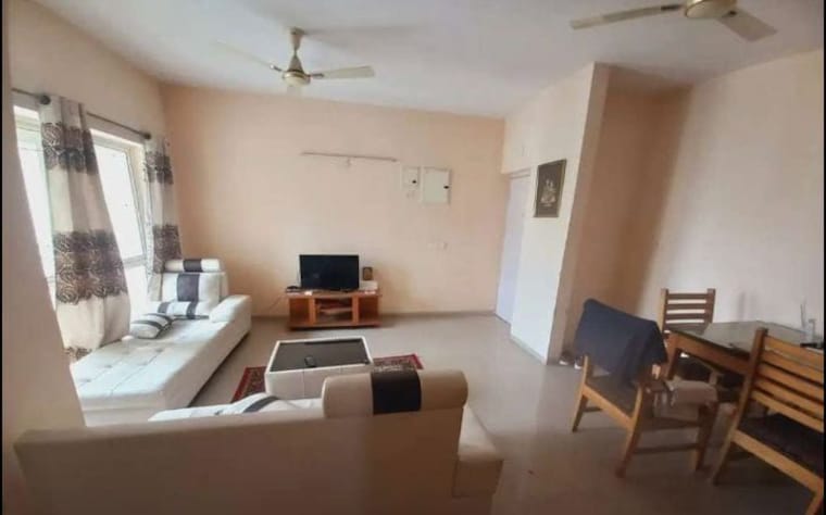 Living Room, uniworld city 3 Bedroom 1500 Sq.Ft. Apartment In Uniworld City Kolkata 9754713