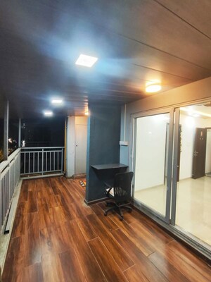 Balcony in 2 BHK Apartment at Ekdanta New Suraj Tower, Pokhran Road No One – for Rent