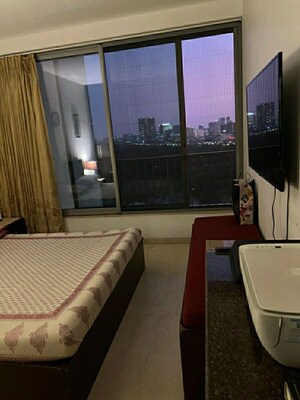 Kitchen in 4 BHK Apartment at Oberoi Realty Woods, Goregaon East – for Rent