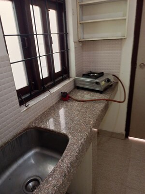 Kitchen in 1 RK Builder Floor at Begumpet – for Rent