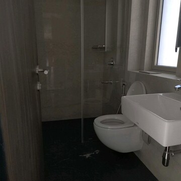 Bathroom in 3 BHK Apartment at Lodha Sea Face, Dairy Colony – for Rent