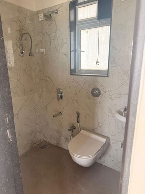 Bathroom in 2 BHK Apartment at Chandak 34 Park Estate, Goregaon West – for Rent