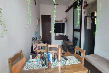 Living Room in 2 BHK Builder Floor at Garden View Manpada, Manpada – for Sale