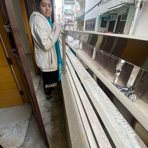 Balcony in 3 BHK Builder Floor at Chattarpur – for Rent