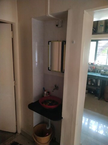 Bathroom in 1 BHK Apartment at Tejovalay Apartment, Karve Nagar – for Rent