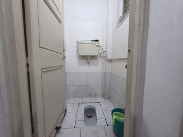 Bathroom in 1 BHK Apartment at Bimbisar Nagar, Goregaon East – for Rent