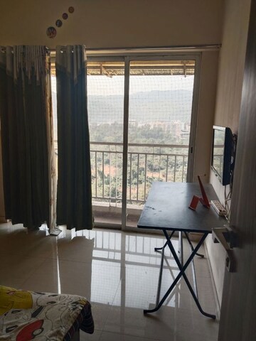 Balcony in 2 BHK Apartment at Bharat Ecovistas, Shilphata – for Rent