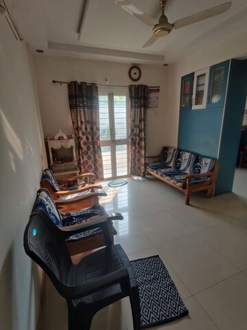 Living Room in 2 BHK Apartment at Multicon Blue Bells, Wakad – for Rent