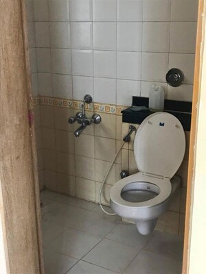 Bathroom in 2 BHK Apartment at Rhythm Society, Wakad – for Rent