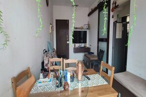 Living Room in 2 BHK Builder Floor at Garden View Manpada, Manpada – for Sale