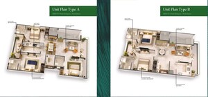 Floor Plan in 3.5 BHK Builder Floor at M3M Soulitude, Sector 89 – for Sale