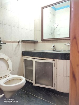 Bathroom in 2 BHK Builder Floor at East Of Kailash – for Rent