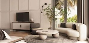 Living Room in 4 BHK Villa at Nachinola – for Sale