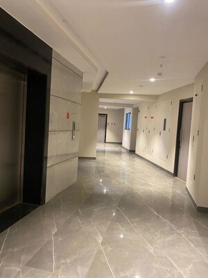 Building Lobby in 1.5 BHK Apartment at Siddha Seabrook, Kandivali West – for Rent