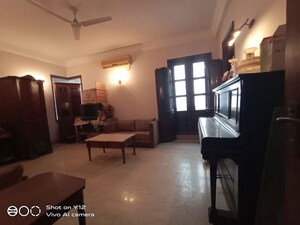 Living Room in 4 BHK Builder Floor at Panchsheel Park – for Sale