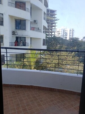 Balcony in 3 BHK Apartment at Rutuparna Apartments, Baner – for Rent