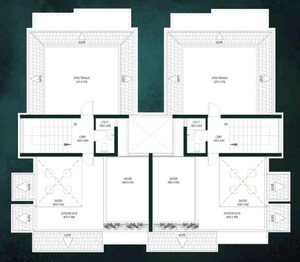 Floor Plan in 4 BHK Villa at Betalbatim Beach – for Sale