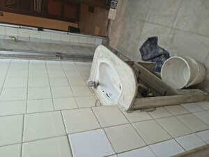Bathroom in 1 BHK Apartment at Navre Baug CHS, Kurla East – for Rent