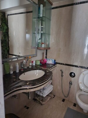 Bathroom in 3 BHK Apartment at Bandra West – for Rent