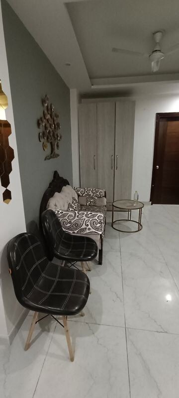 Living Room in 1 BHK Independent House at Sushant Residency F Block, Sushant Lok Iii – for Rent