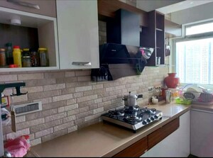 Kitchen in 3 BHK Apartment at Runwal Heights, Mulund West – for Rent