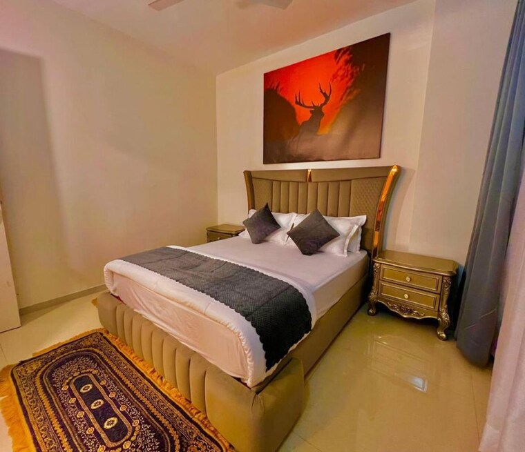 Bedroom, omaxe-the-palace 3 Bedroom 1550 Sq.Ft. Apartment In Sushant Golf City Lucknow 9757320