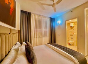 Living Room in 3 BHK Apartment at Omaxe The Palace, Sushant Golf City – for Rent