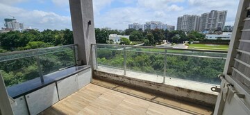 Balcony in 3 BHK Apartment at Paranjape Schemes Crystal Towers, Pashan – for Rent