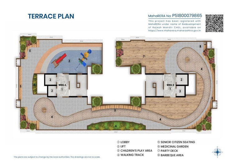 Floor Plan, malad west 3 Bedroom 1060 Sq.Ft. Apartment In Malad West Mumbai 9757345