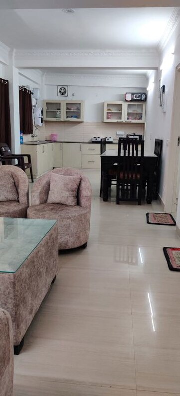 Living Room in 3 BHK Apartment at Highland Park Chandigarh, Bhabat – for Rent