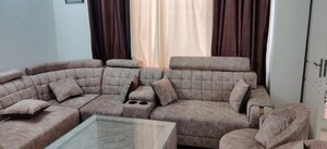 Living Room in 3 BHK Apartment at Highland Park Chandigarh, Bhabat – for Rent