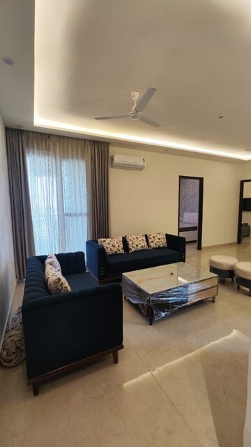 Living Room in 3 BHK Apartment at Maya Green Lotus Saksham, International Airport Road – for Rent