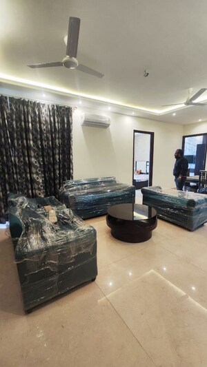 Living Room in 3 BHK Apartment at Maya Green Lotus Saksham, International Airport Road – for Rent