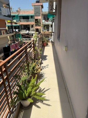 Balcony in 3 BHK Apartment at Shri Devaji Residency, Dhakoli – for Sale